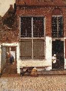 VERMEER VAN DELFT, Jan The Little Street (detail)  et oil painting picture wholesale